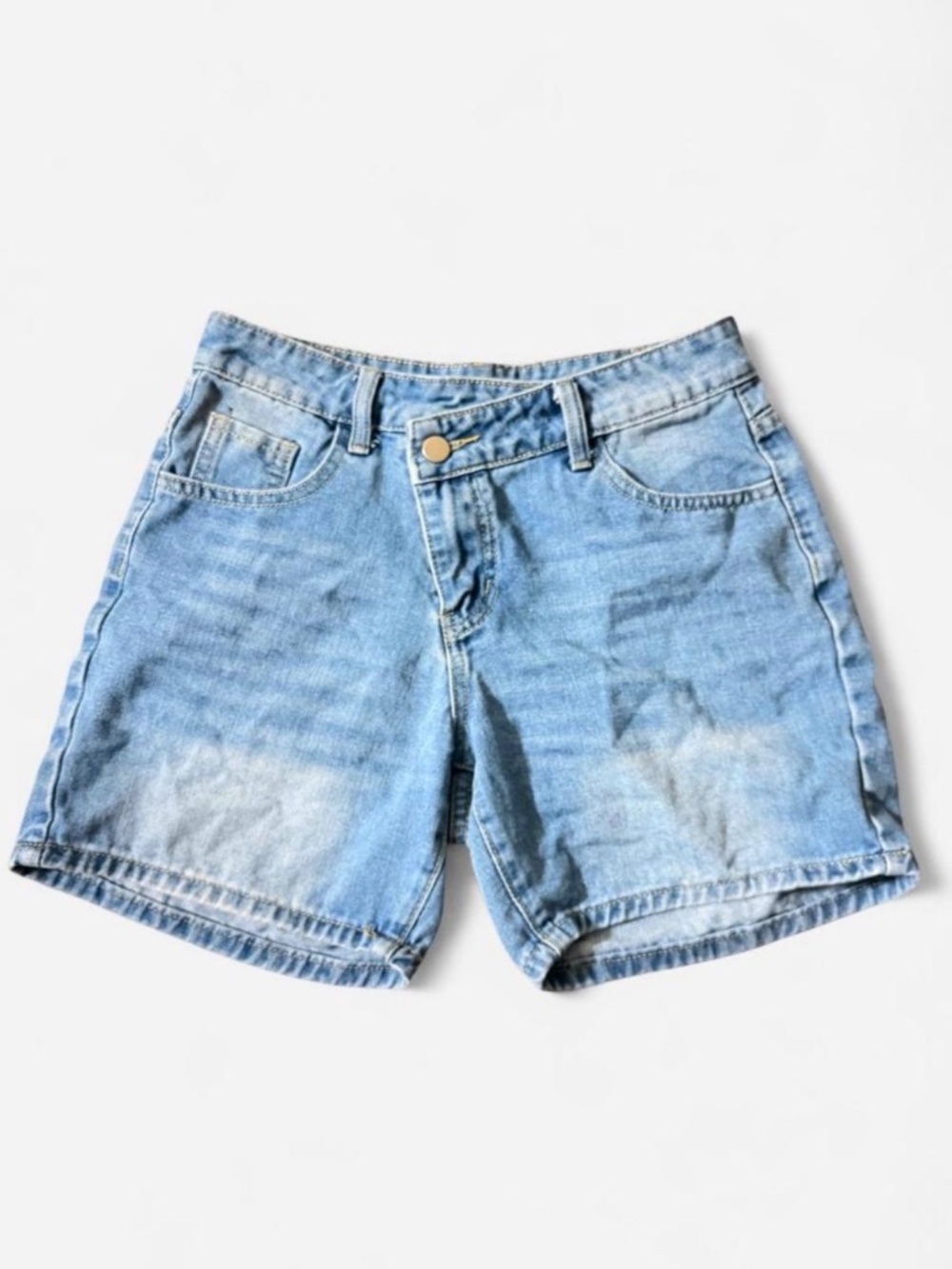 Light Blue Denim Women's Shorts